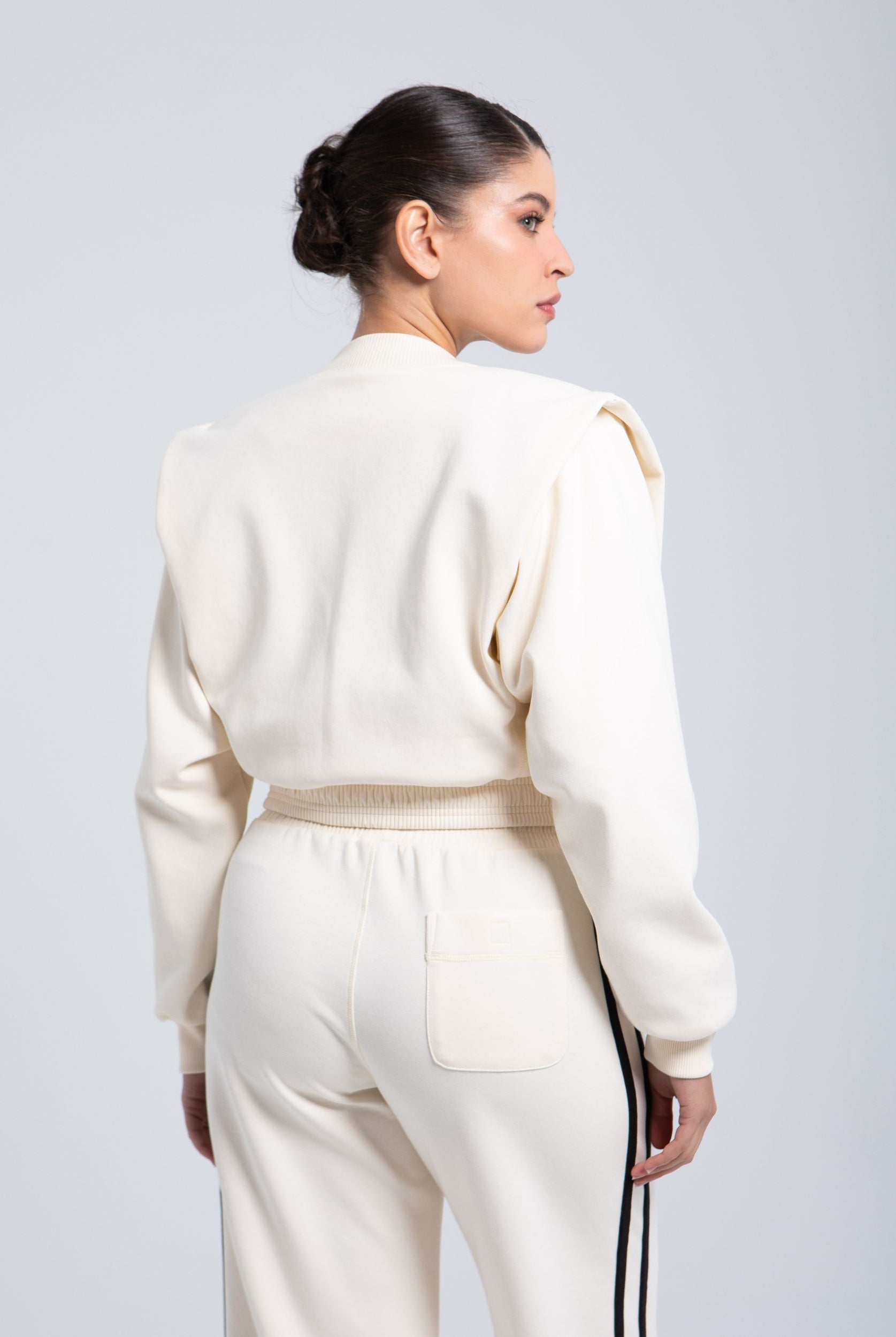 Elite Structured Jacket back view silhouette