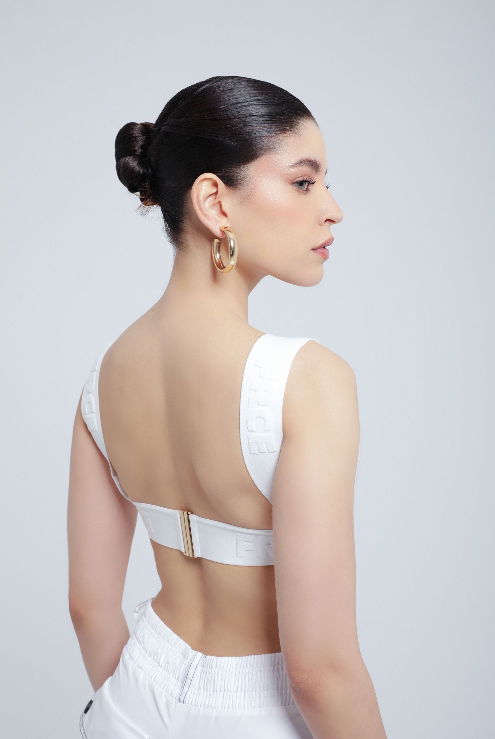 Faya Bikini Top with underwire support and bold band detailing