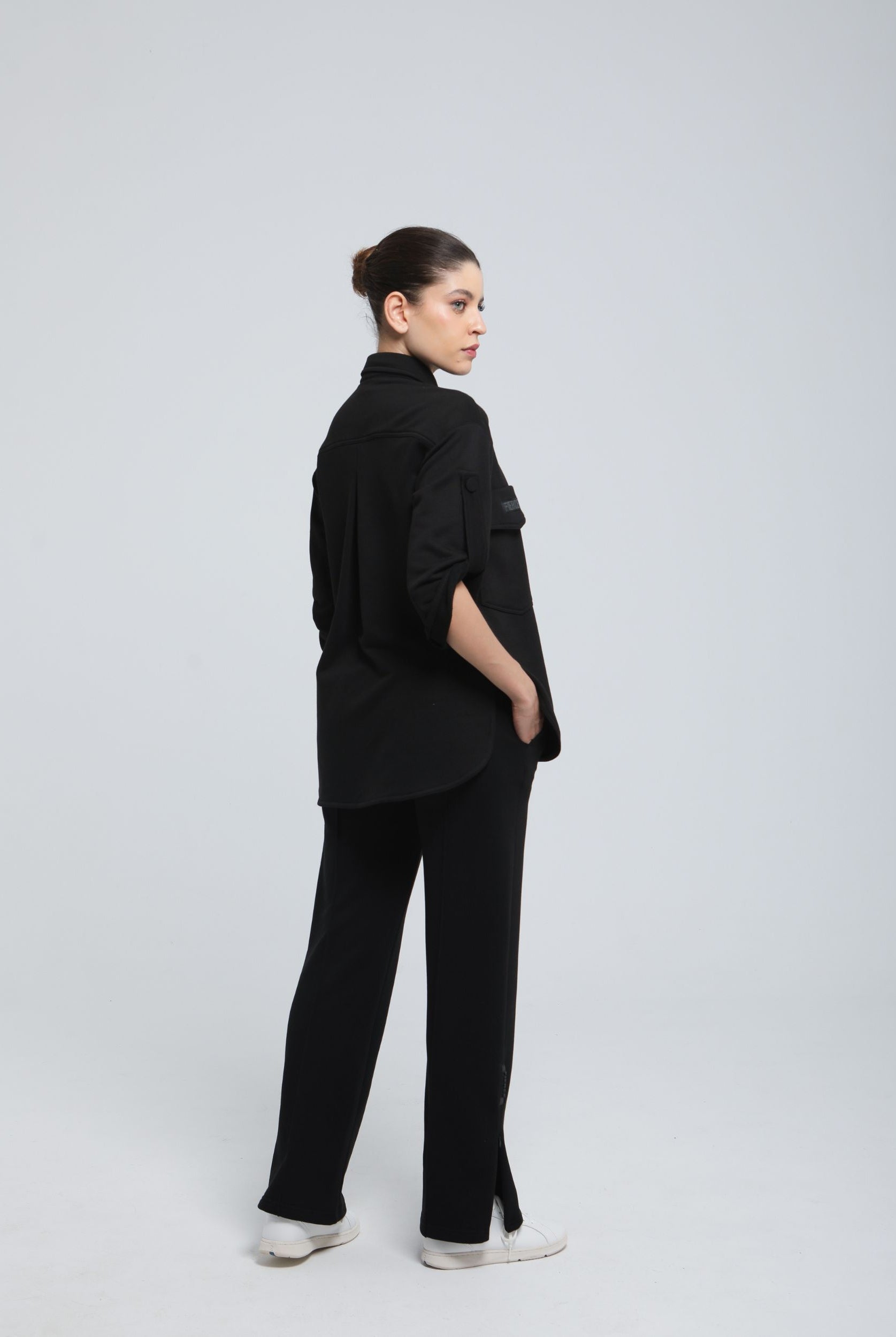 Women’s Fleece Shirt – Custom Sleeve Length, Relaxed Fit | FIERCE ACTIVEWEAR