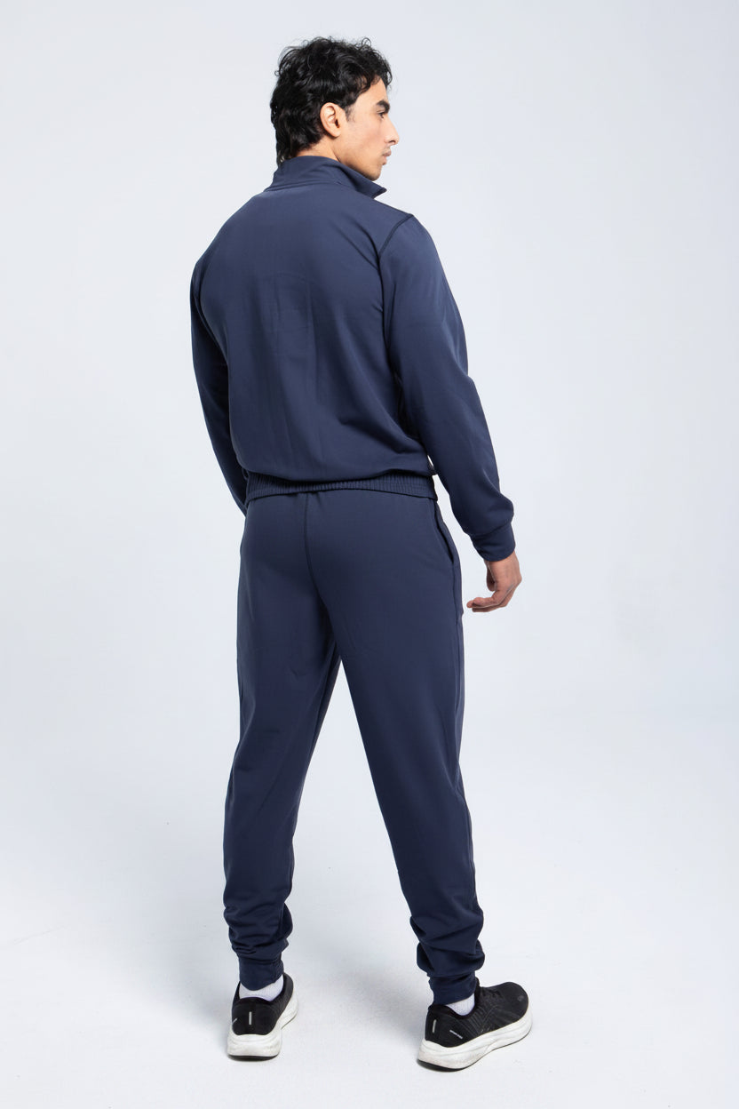 Men’s core performance pant back view with elastic waistband