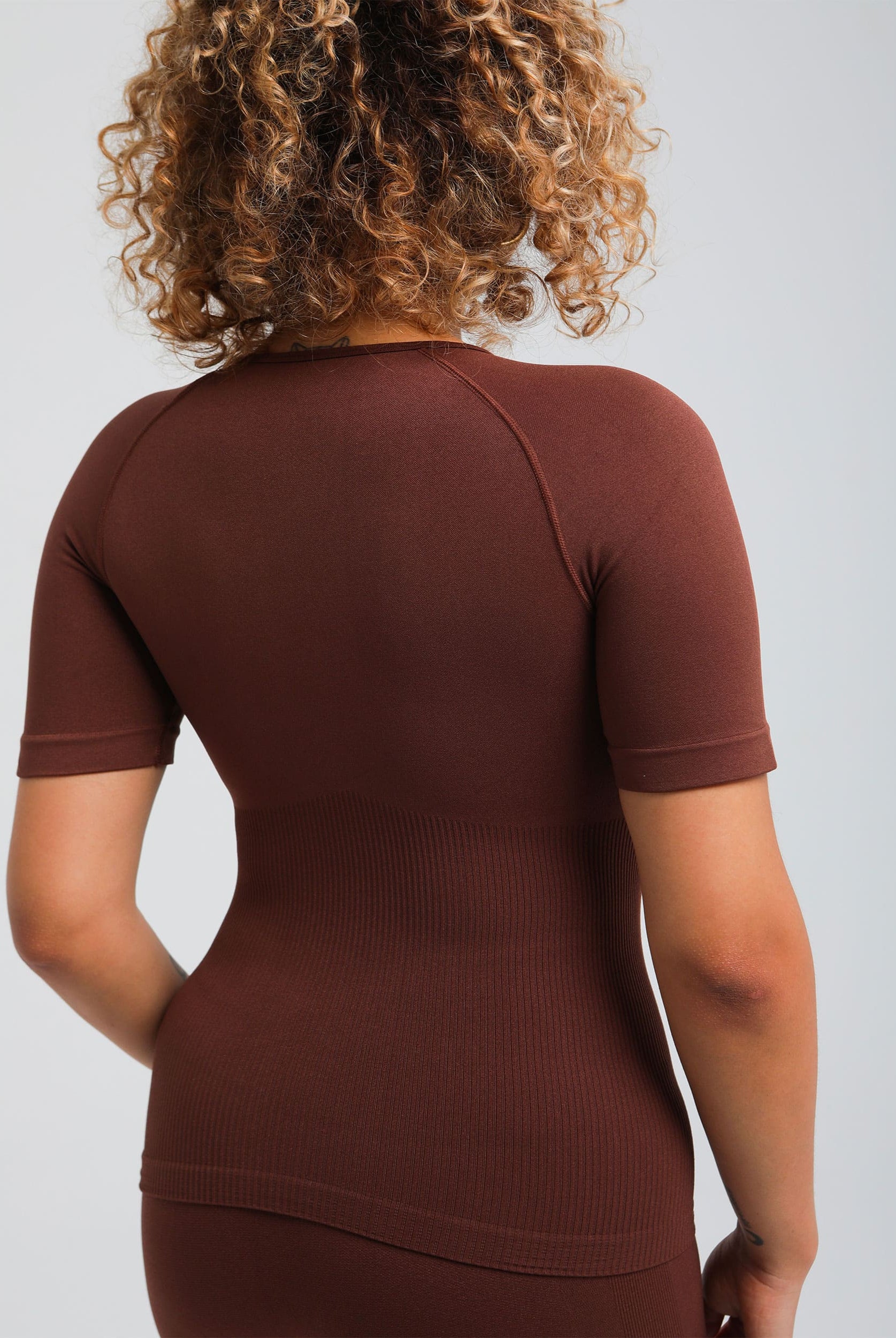 Ultra-soft lightweight T-shirt with stretch—second skin fit