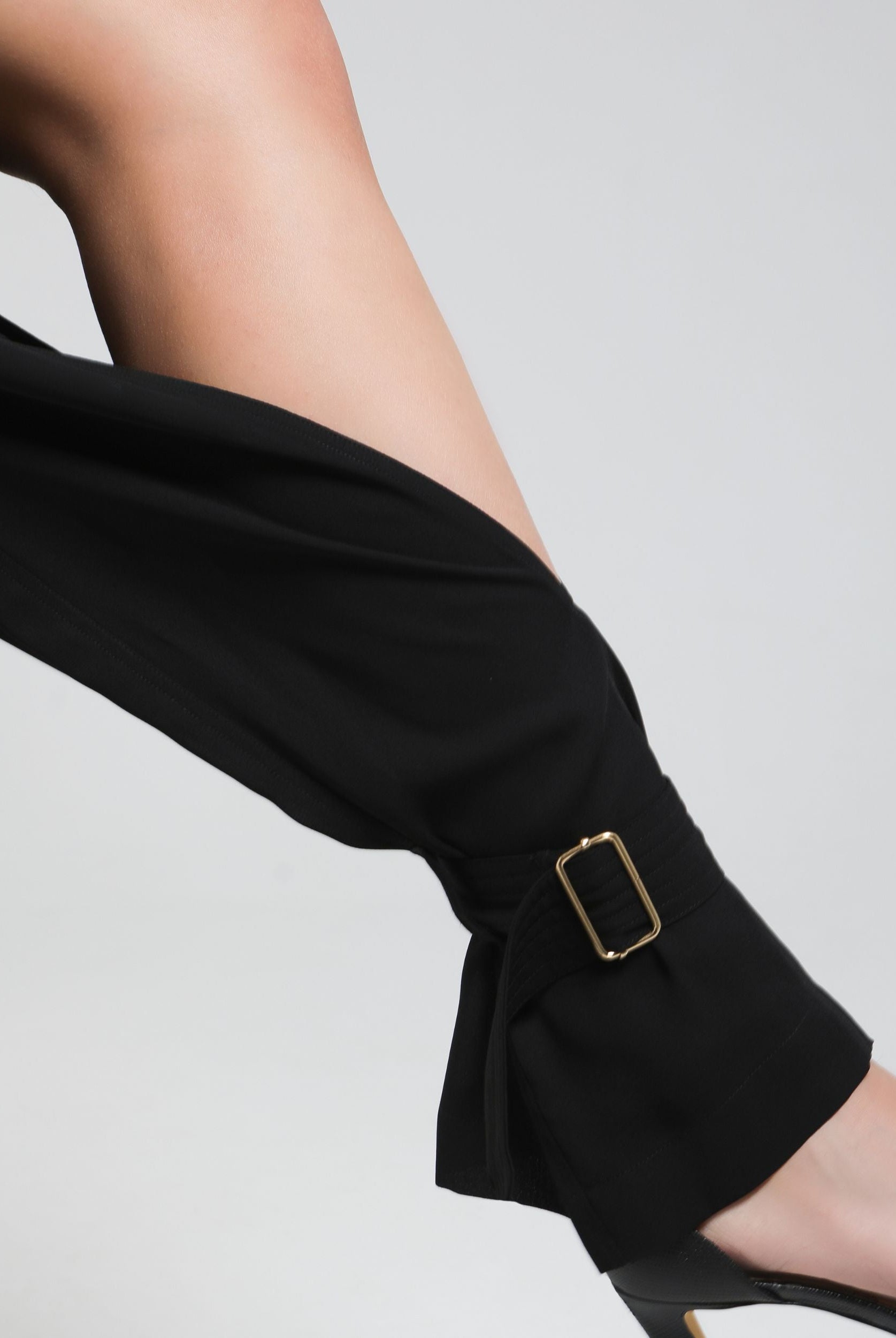 Sheer Cargo Pants with adjustable waist and ankle belts for customizable fit