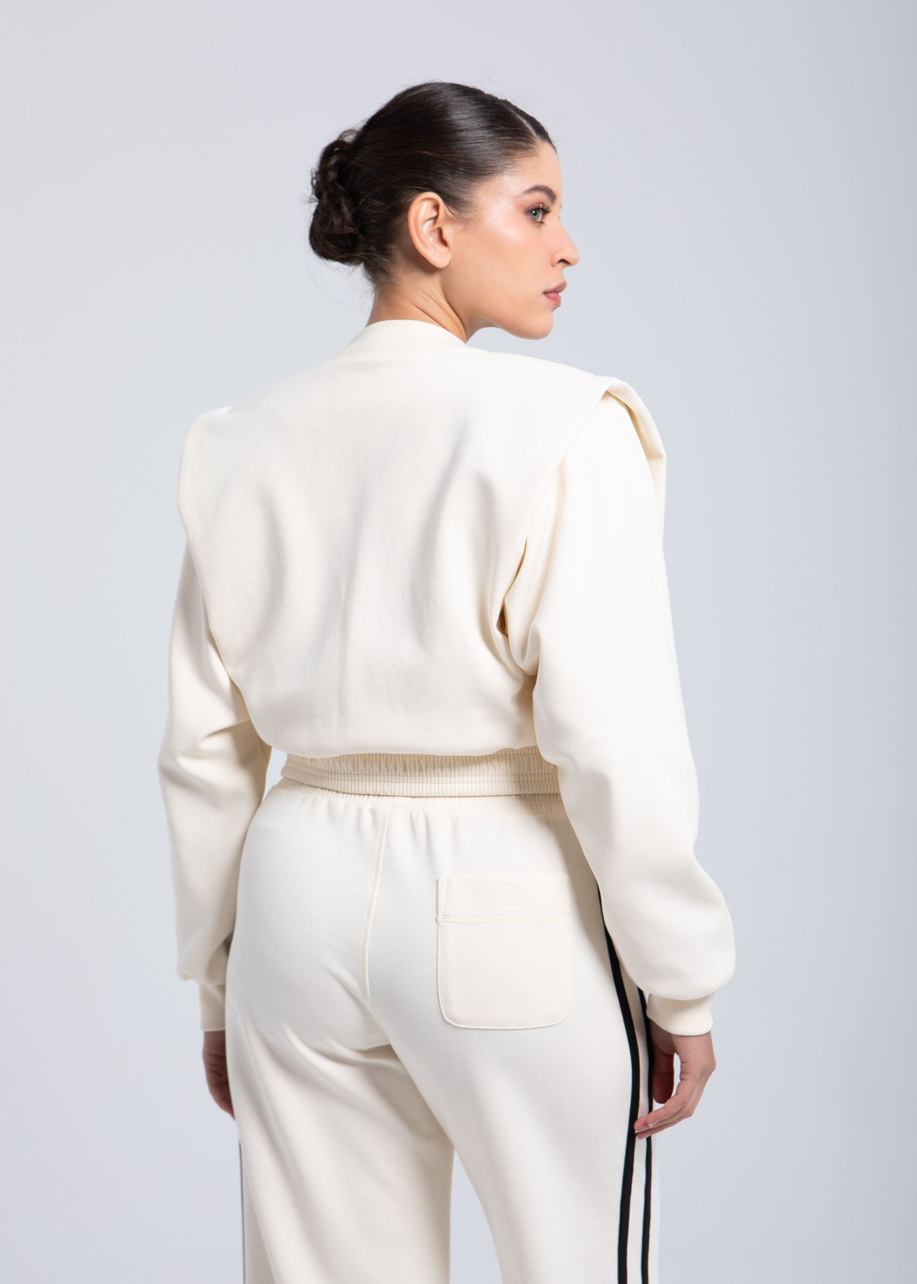 Elite Structured Jacket back view silhouette