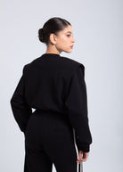 Elite Structured Jacket jet black back view