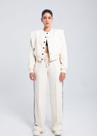 Elite Structured Straight Pant styled with Elite jacket