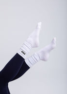 Icon Crew Socks | Ribbed Minimal Logo Socks – Fierce Activewear