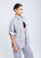 Women’s Fleece Shirt – Custom Sleeve Length, Relaxed Fit | FIERCE ACTIVEWEAR