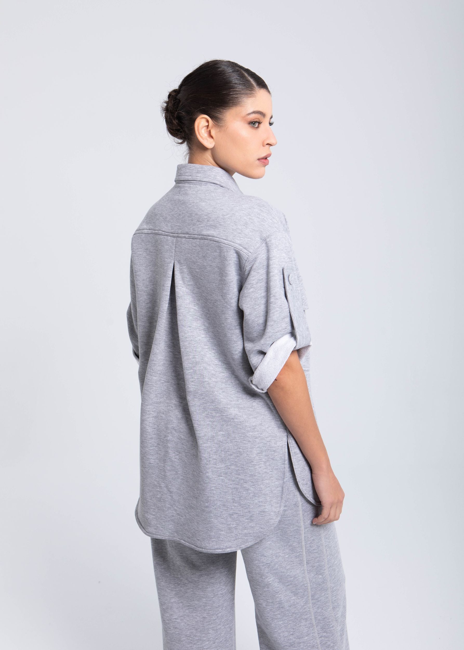 Women’s Fleece Shirt – Custom Sleeve Length, Relaxed Fit | FIERCE ACTIVEWEAR