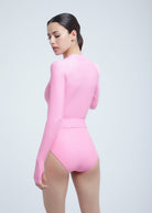 IMAN compressive long sleeve top with slim fit and UV protection