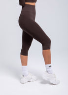 Second Skin Sculpting High-Waist Capri - Espresso