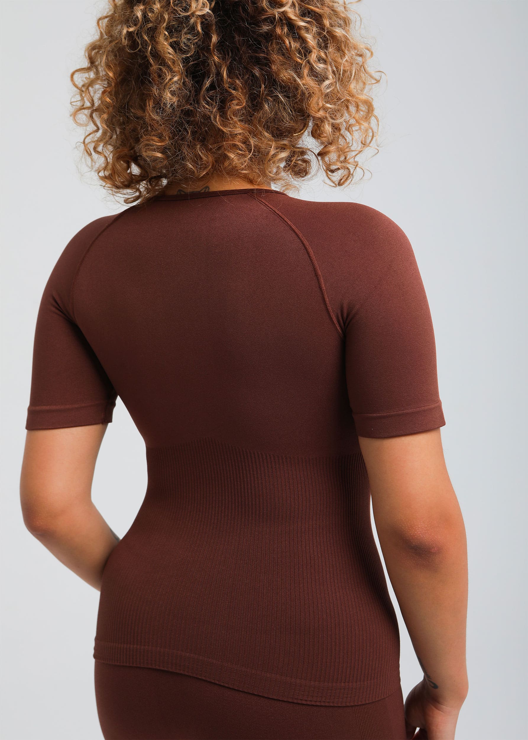 Ultra-soft lightweight T-shirt with stretch—second skin fit