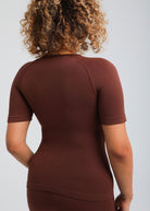 Ultra-soft lightweight T-shirt with stretch—second skin fit