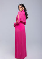 Sheer maxi skirt with lightweight muslin fabric and double side slits