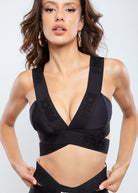X-Shape Swimable Top in black, slim fit activewear